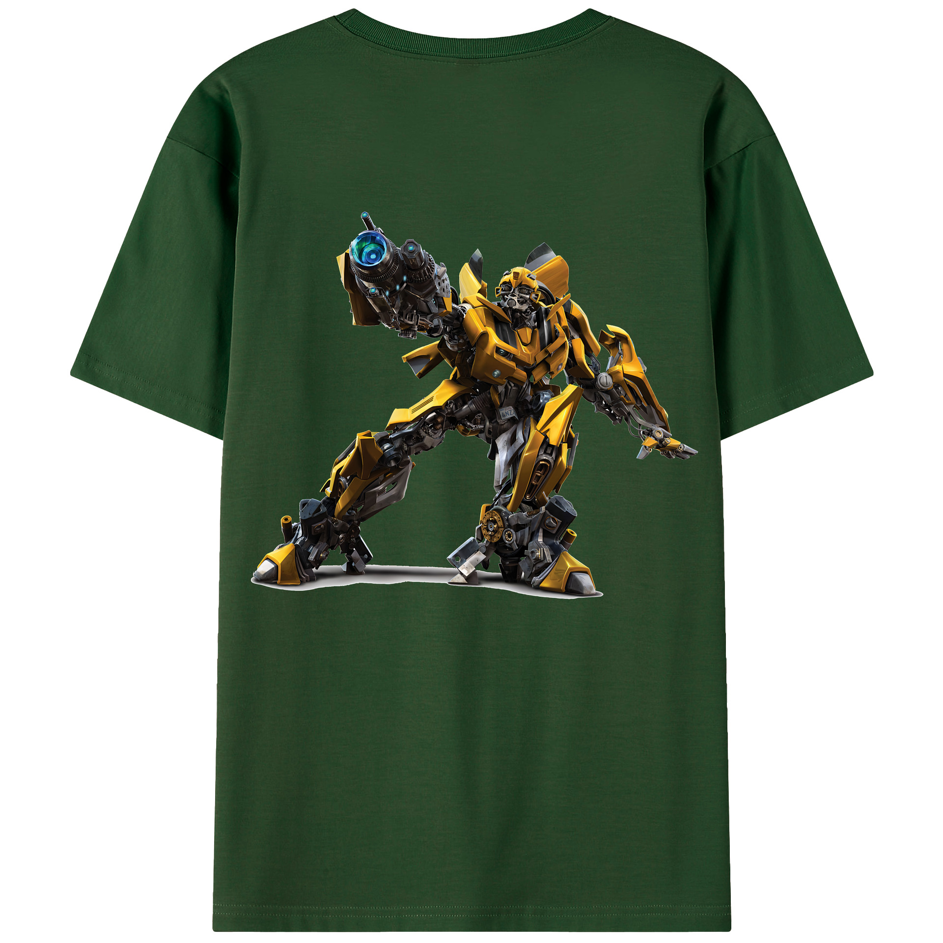 （画像用） Transformers トランスフォーマー 綿100％半袖Tシャツ（背面プリント）